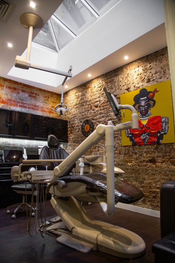 Treatment room at Covent Garden Dental Spa